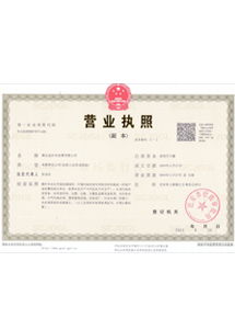 水處理公司營(yíng)業(yè)執(zhí)照