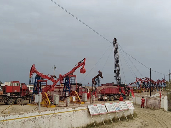 長(zhǎng)慶油田壓裂用支撐劑施工